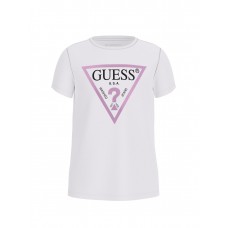 GUESS μπλούζα παιδική κορίτσι  J73I56K8HM0-G011 λευκή